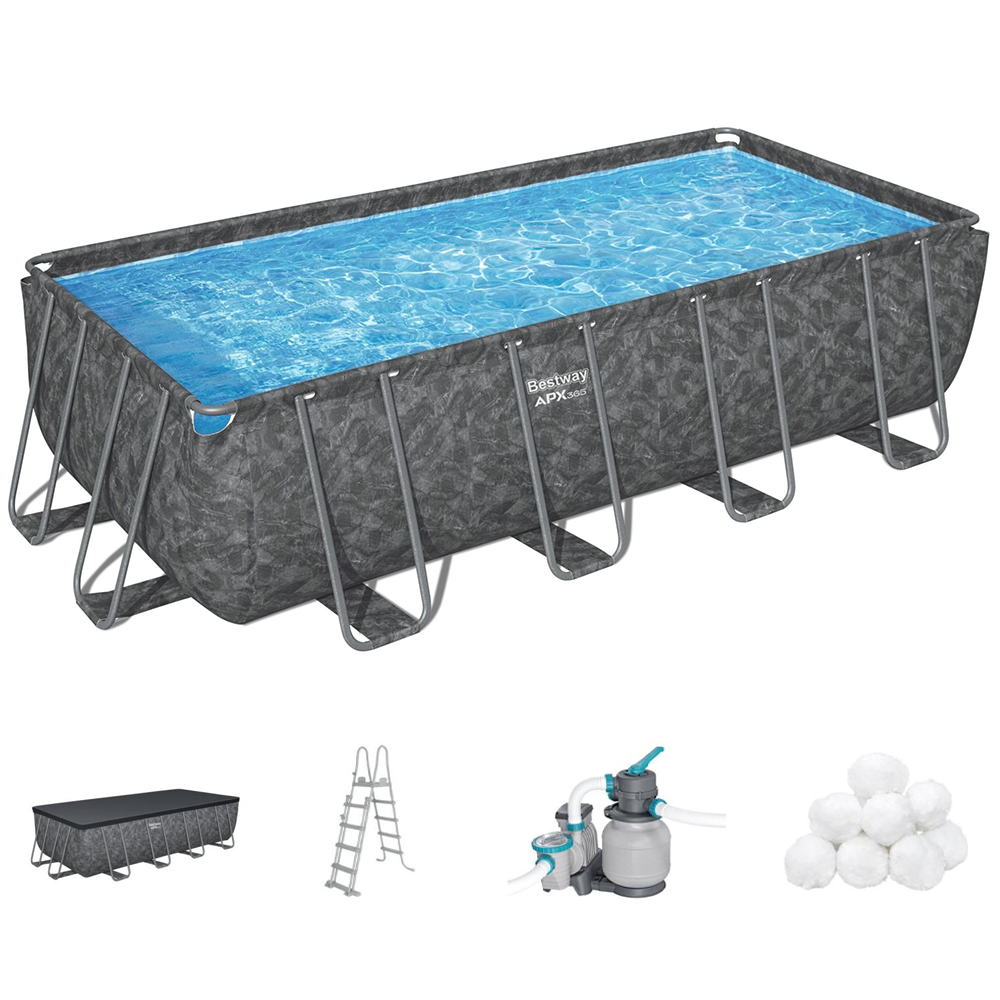 Bestway APX 365 561KA - Piscina fuori terra per 7-8 Persone