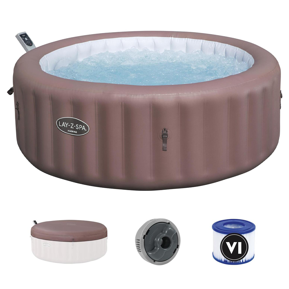 Bestway Lay-Z-Spa Hawaii AirJet 6001G - Piscina idromassaggio spa