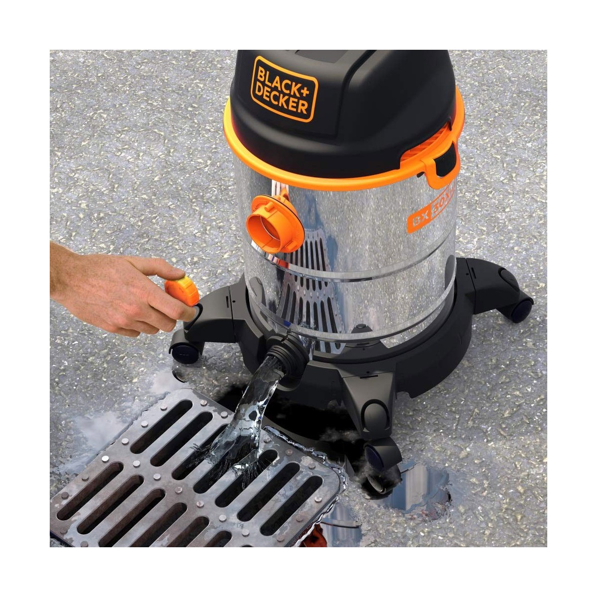 black-decker-bidone-aspiratutto-1600w-aspirapolvere-liquidi-solidi-professionale - Novapoli