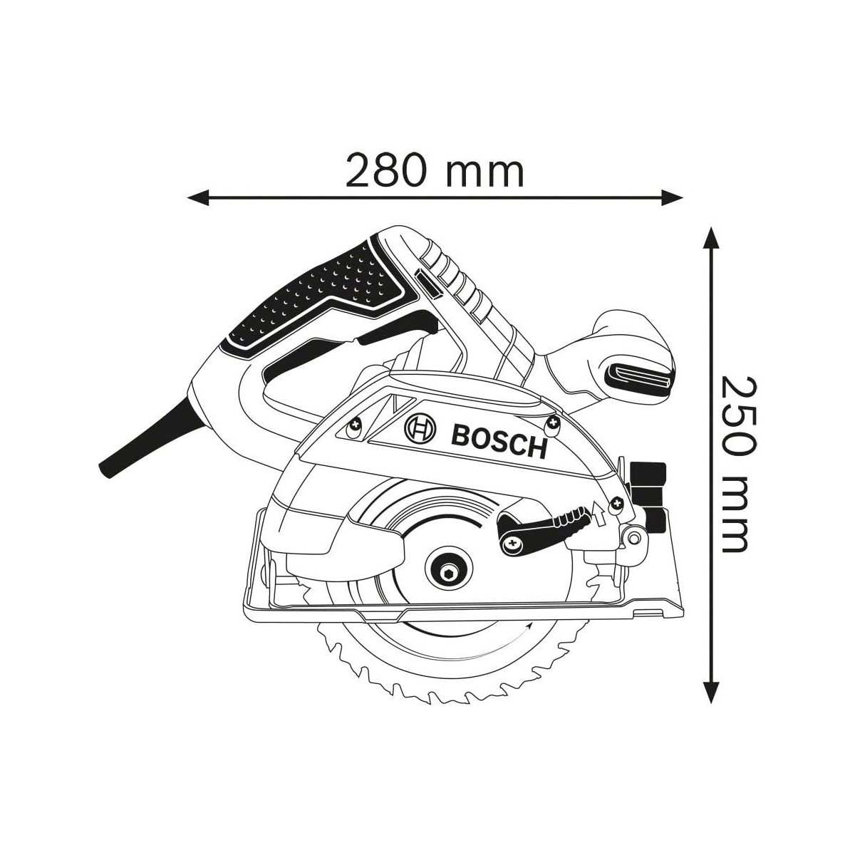 bosch-sega-circolare-disco-alluminio-elettro-utensile-lama-guida-legno-acciaio - Novapoli