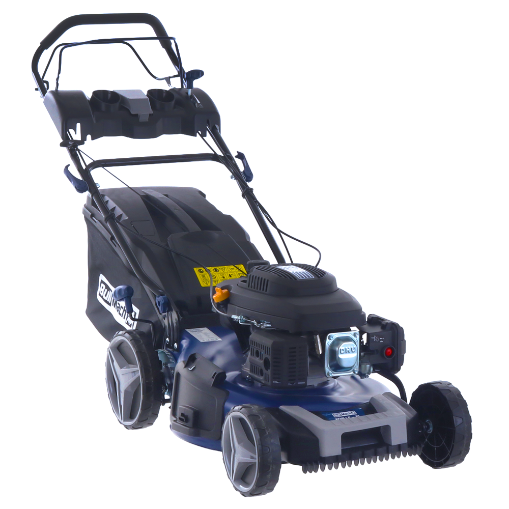 BullMach ACHILLE 51 - Rasaerba a scoppio trazionato - 4 in 1 -  Motore a scoppio da 224cc