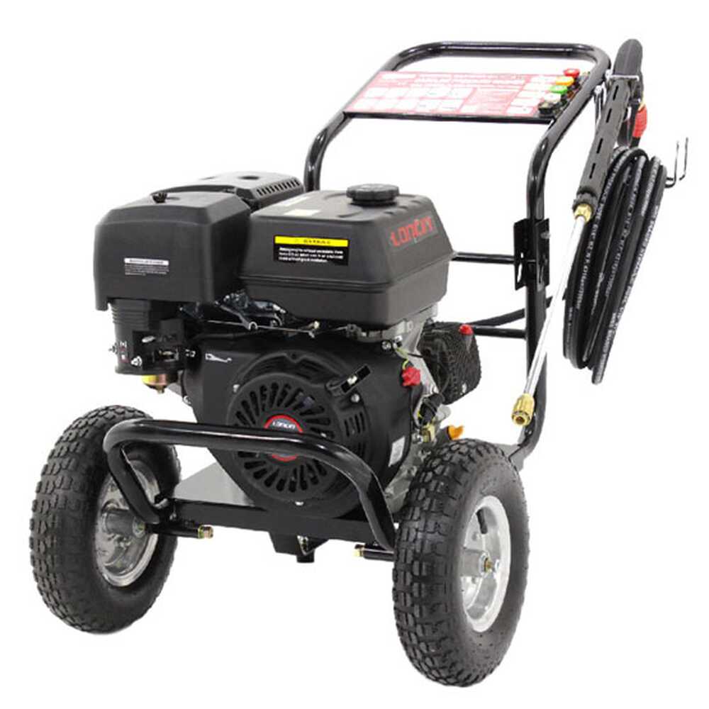 GeoTech-Pro PWP 15/235 ZW - Idropulitrice a scoppio - 235 bar - Motore Loncin a benzina - 270cc