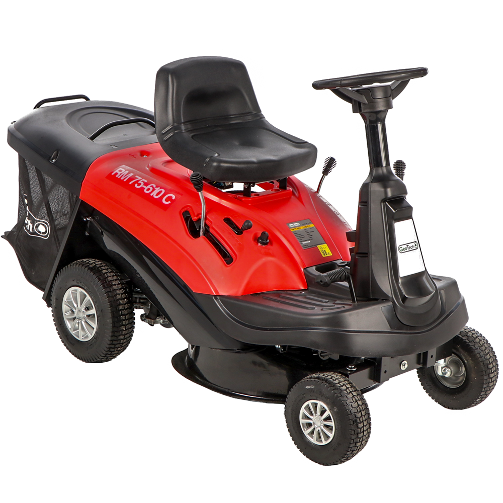 Geotech RM 75-610 C - Trattorino tagliaerba mini-rider - Motore da 224cc -  Avviamento elettrico