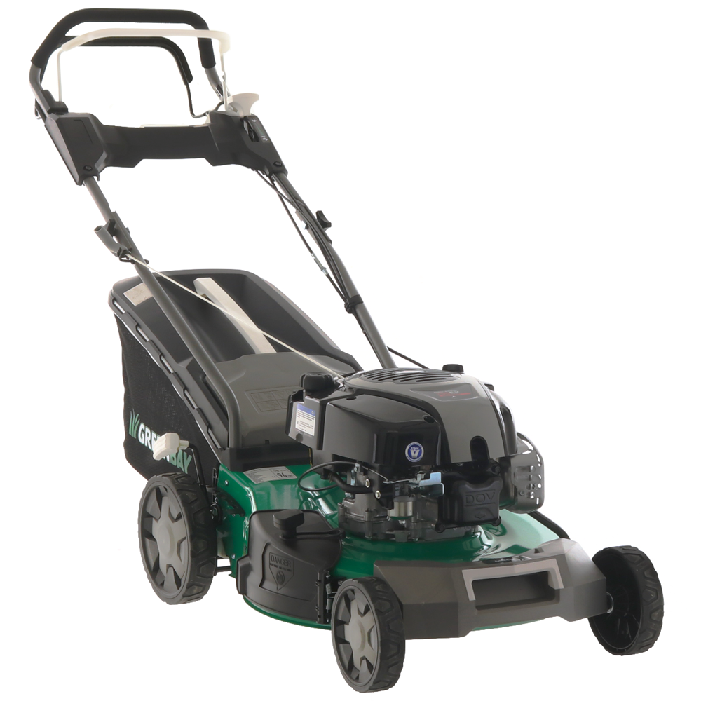 GreenBay GB-LM 51 BS - Rasaerba a scoppio trazionato - 4 in 1 - Motore B&S 750EX - Taglio 51cm