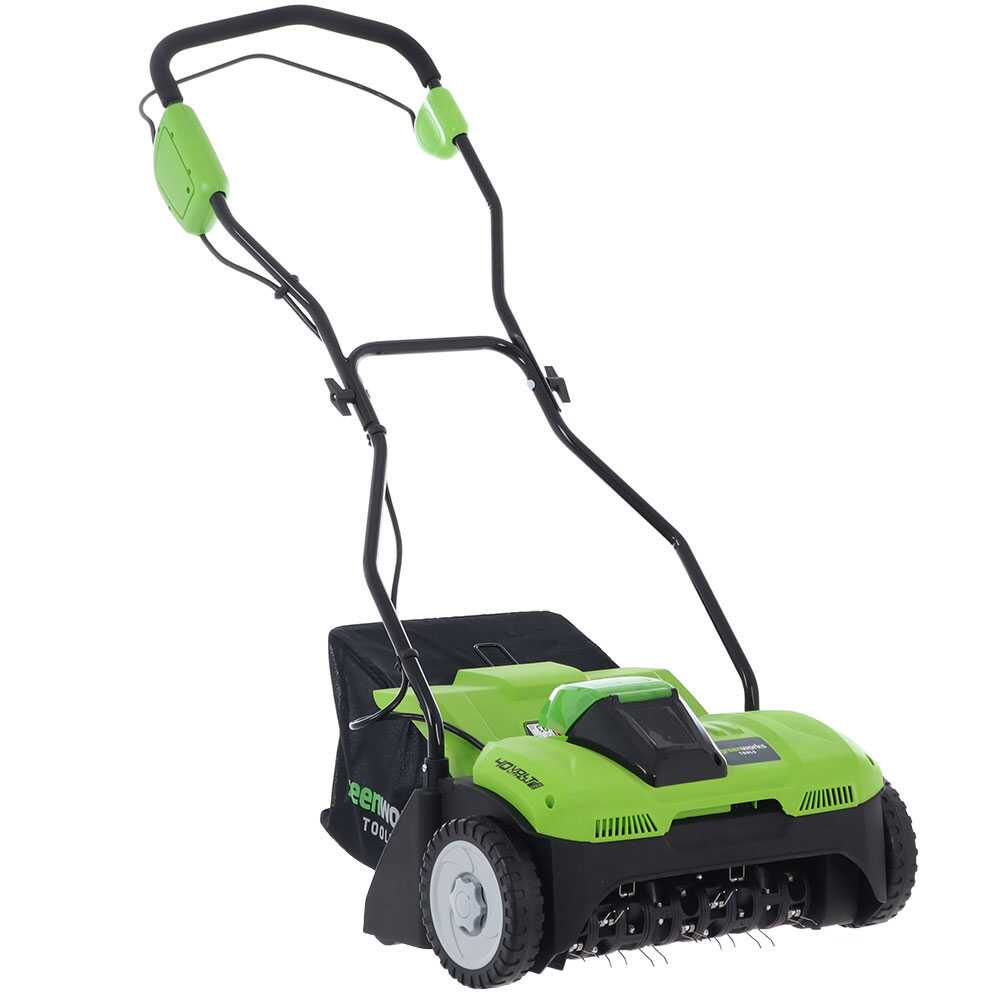 Greenworks G40DT35 - Arieggiatore a batteria - SENZA BATTERIA E CARICABATTERIA