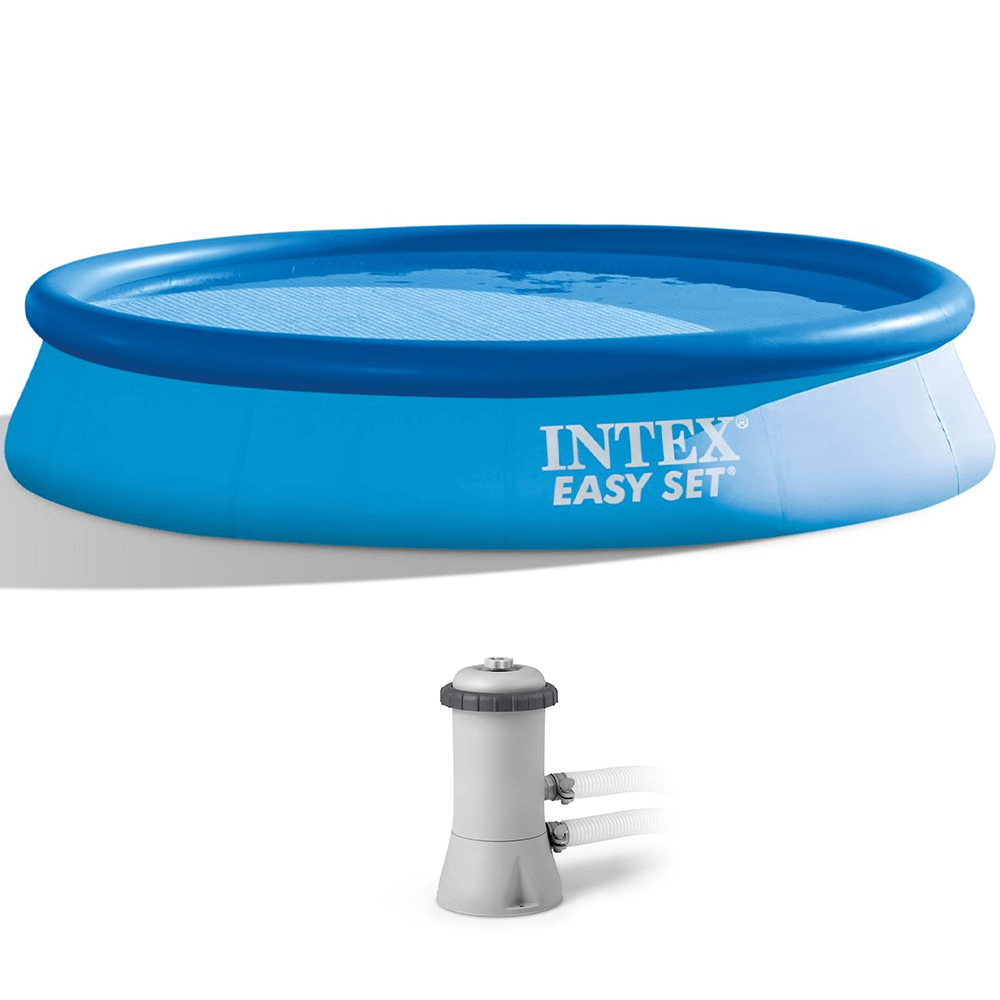 Intex Easy Set 28142NP - Piscina gonfiabile + Pompa filtro 45 W