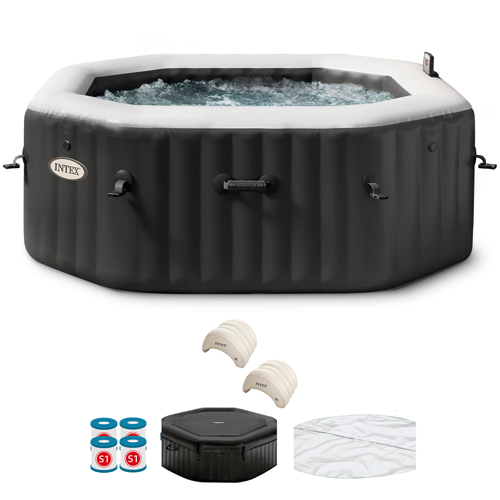 Intex Ottagonale Jet & Bubble Deluxe 28458EX - Piscina idromassaggio spa