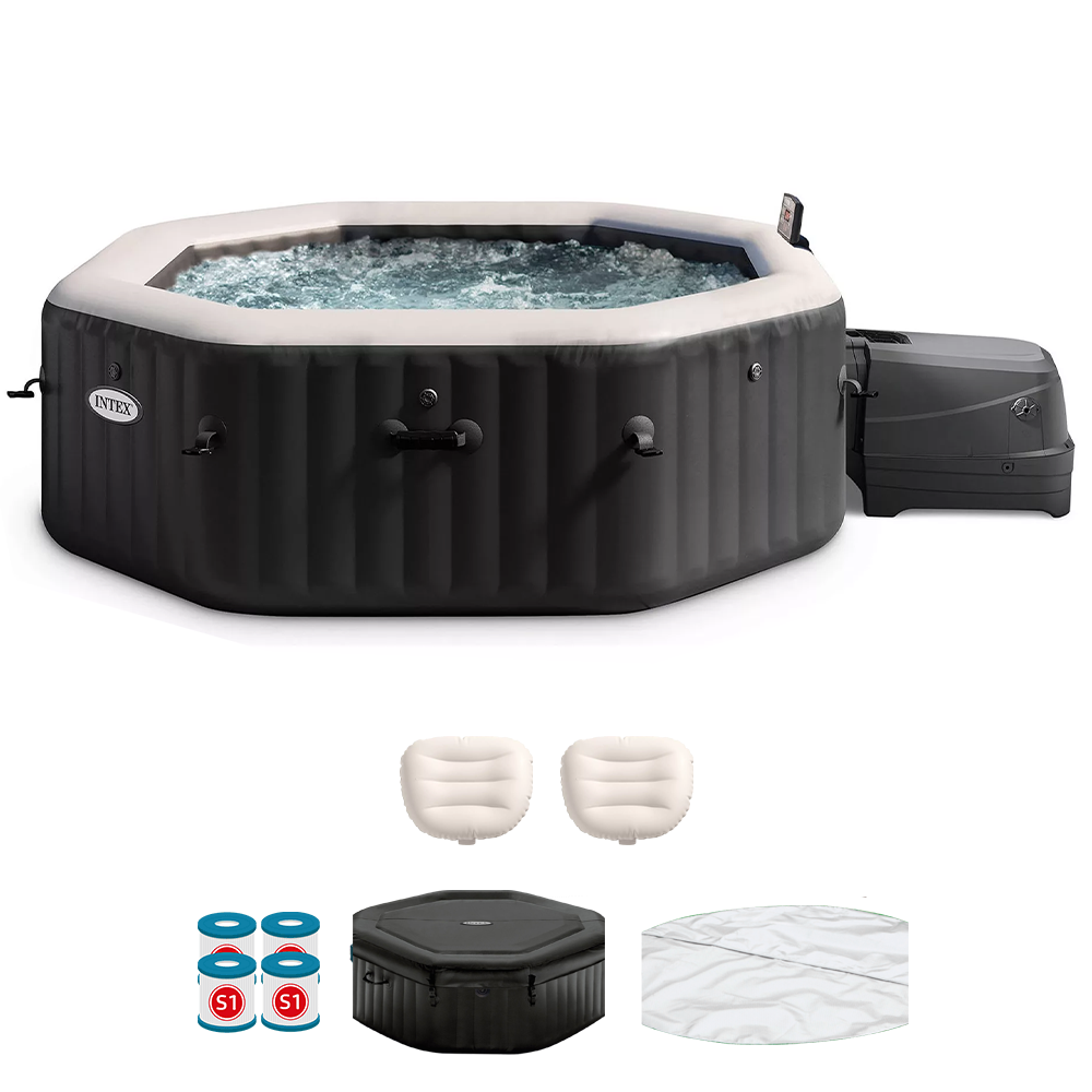 Intex Ottagonale Jet & Bubble Deluxe 28462EX - Piscina idromassaggio spa