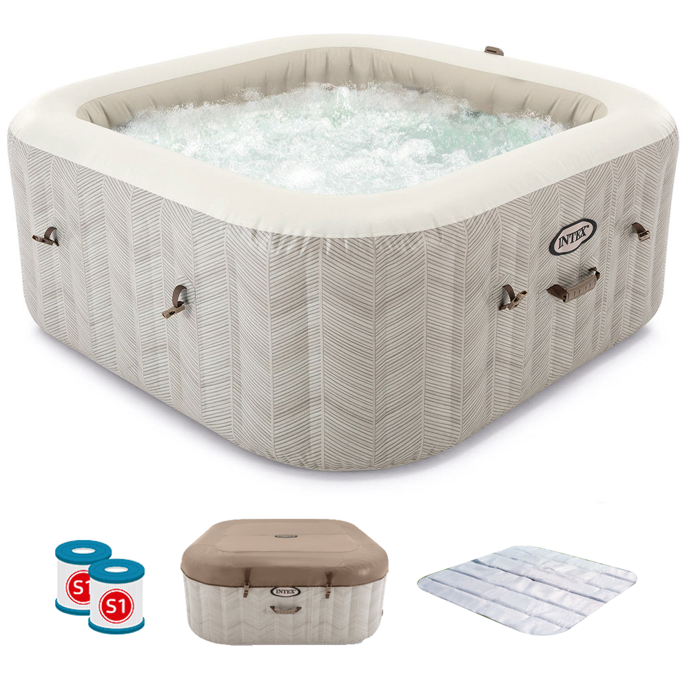 Intex Quadrata Chevron Deluxe 28446EX - Piscina idromassaggio spa