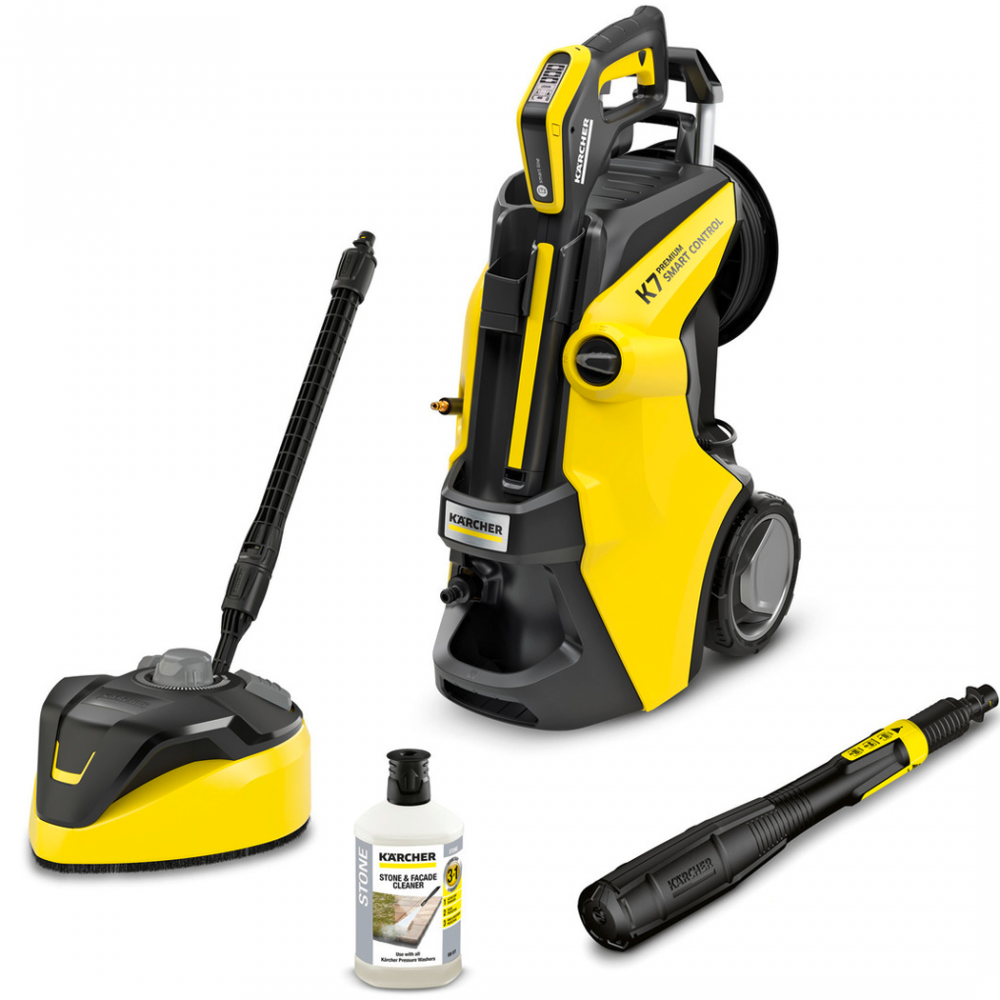 Karcher K7 Premium Smart Control Home - Idropulitrice con lavasuperfici T7 - 180 bar - Con Bluetooth e App Home & Garden