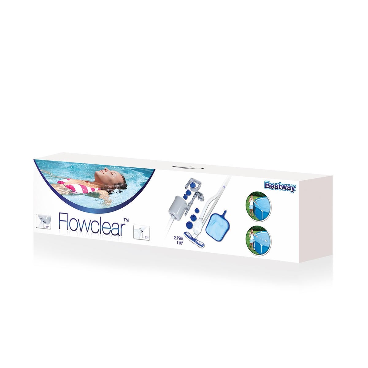 kit-pulizia-piscina-fuori-terra-deluxe-fondo-spazzola-aspirante-skimmer-retino - Novapoli