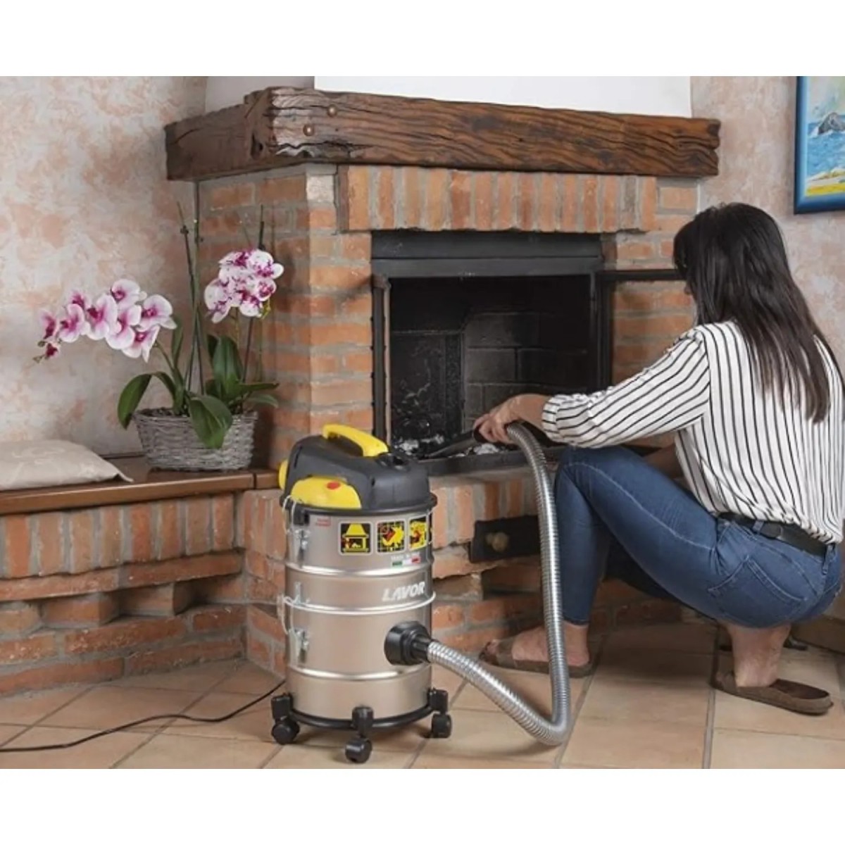 lavor-bidone-aspiratutto-aspira-polvere-liquidi-solidi-cenere-soffiatore-28l - Novapoli