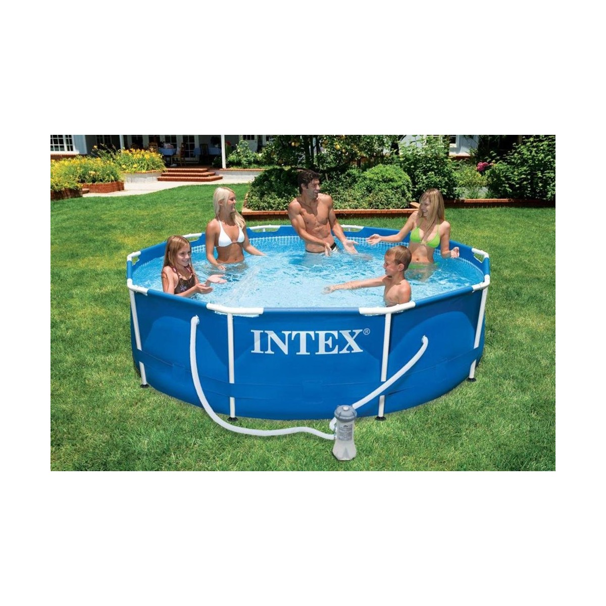 piscina-305x76-intex-frame-fuori-terra-rotonda-con-pompa-a-cartuccia-da-esterno - Novapoli