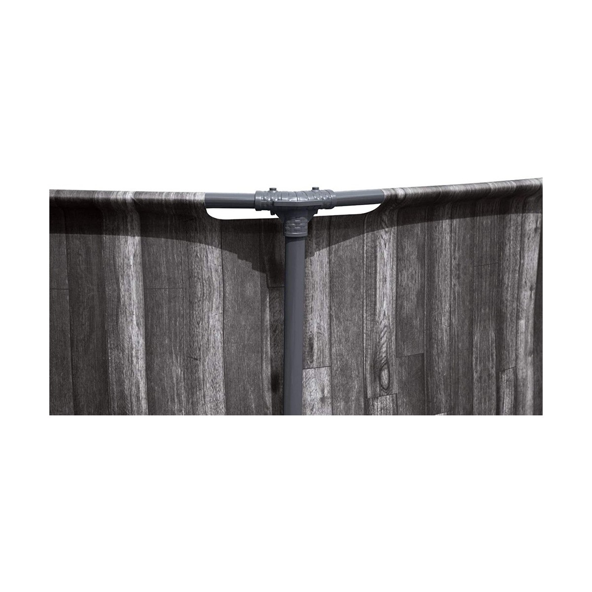 piscina-fuori-terra-con-telaio-rotonda-effetto-legno-scaletta-filtro-pompa-frame - Novapoli