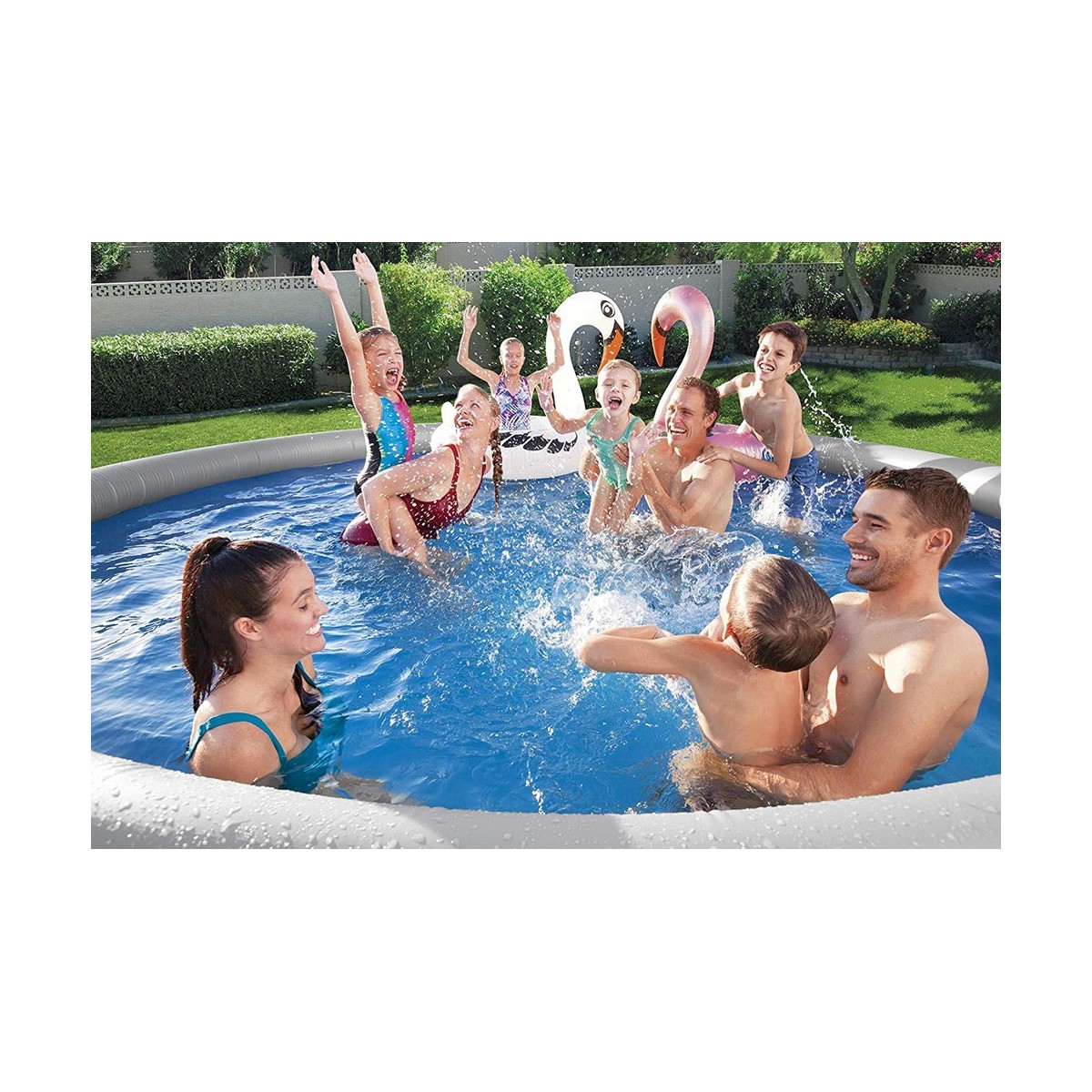 piscina-gonfiabile-457x122-fuoriterra-pompa-filtro-scaletta-telo-e-copertura - Novapoli
