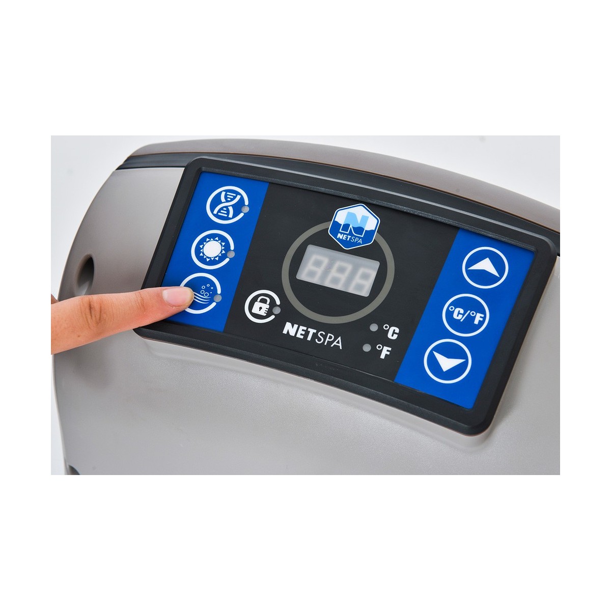 piscina-idromassaggio-spa-156x70-rotonda-acqua-riscaldata-4-adulti-semi-rigida - Novapoli
