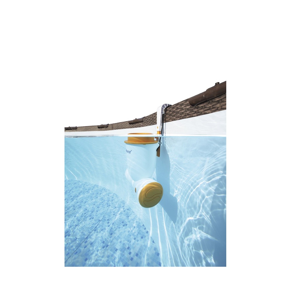 pompa-filtro-skimmer-skimatic-a-cartuccia-per-piscina-fuori-terra-acqua-bestway - Novapoli