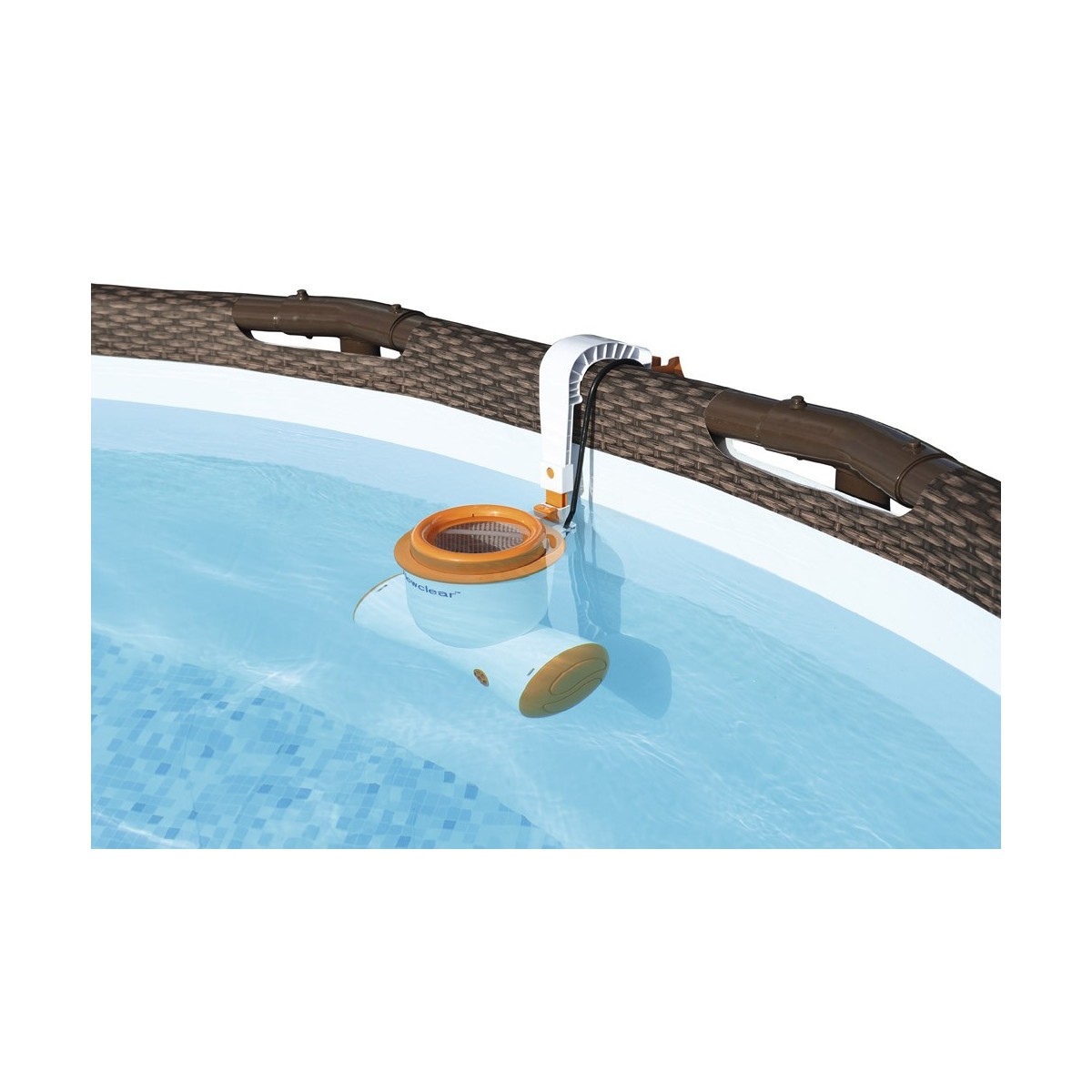 pompa-filtro-skimmer-skimatic-a-cartuccia-per-piscina-fuori-terra-acqua-bestway - Novapoli