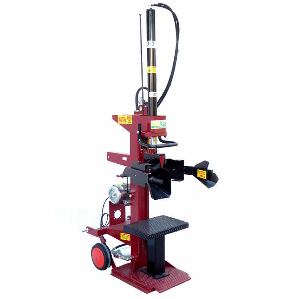 SIE 10 - Spaccalegna elettrico a trattore - Verticale