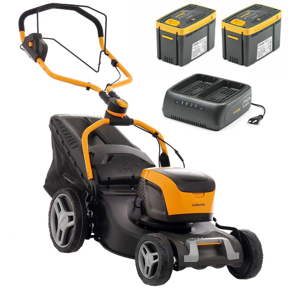 Stiga Collector 548e S Kit - Tagliaerba a batteria - 48V/4Ah - Taglio 46 cm