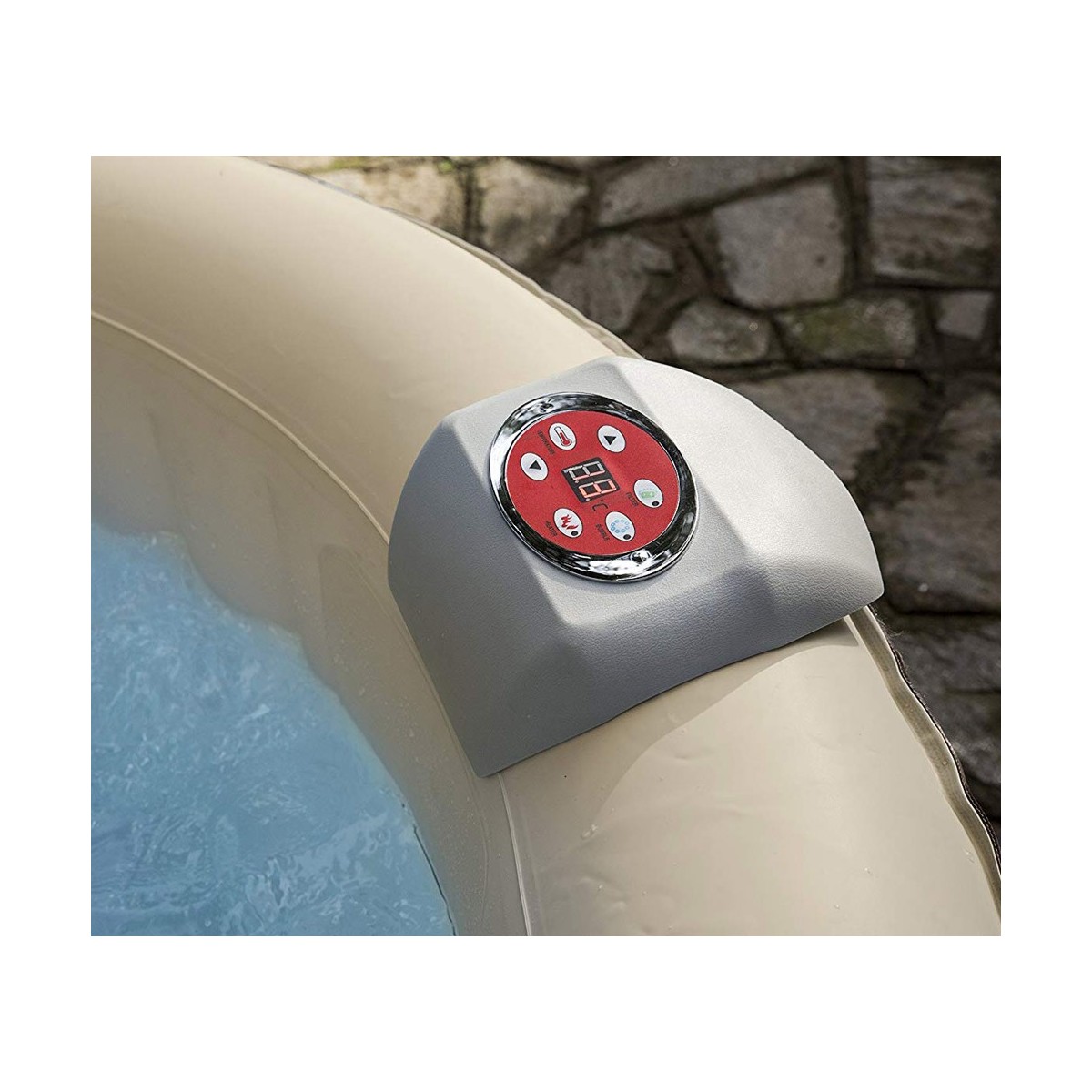 vasca-idromassaggio-gonfiabile-6-posti-riscaldata-piscina-spa-pompa-da-esterno - Novapoli